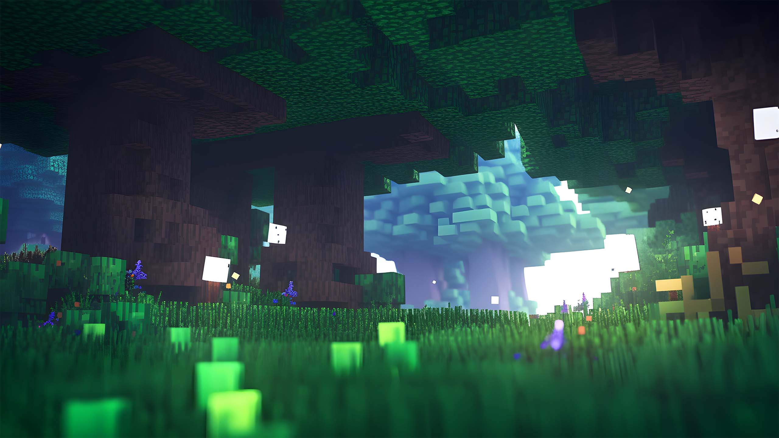 Minecraft Support Background Image